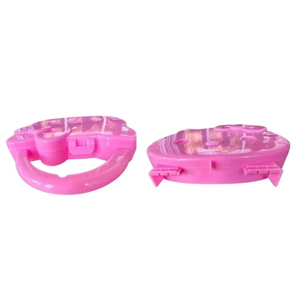 New Sanrio Hello Kitty Pink Jewelry Case With Acessories Craft Making DI…